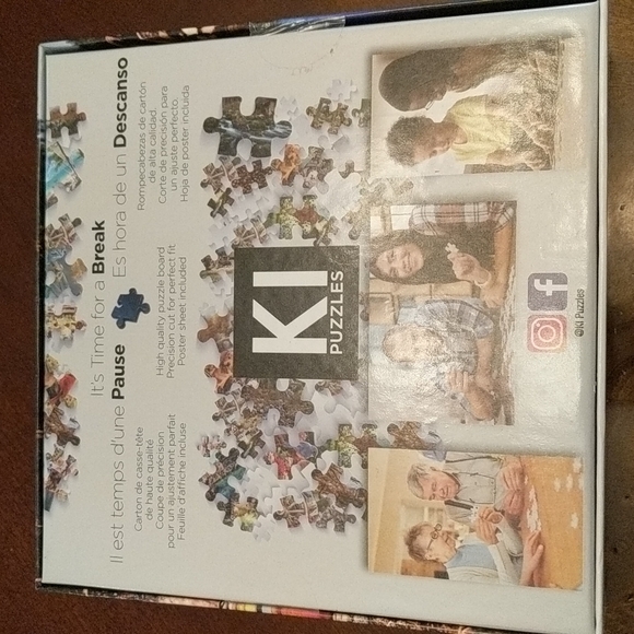 NEW canoe camping 1000 piece jigsaw puzzle - Picture 3 of 3